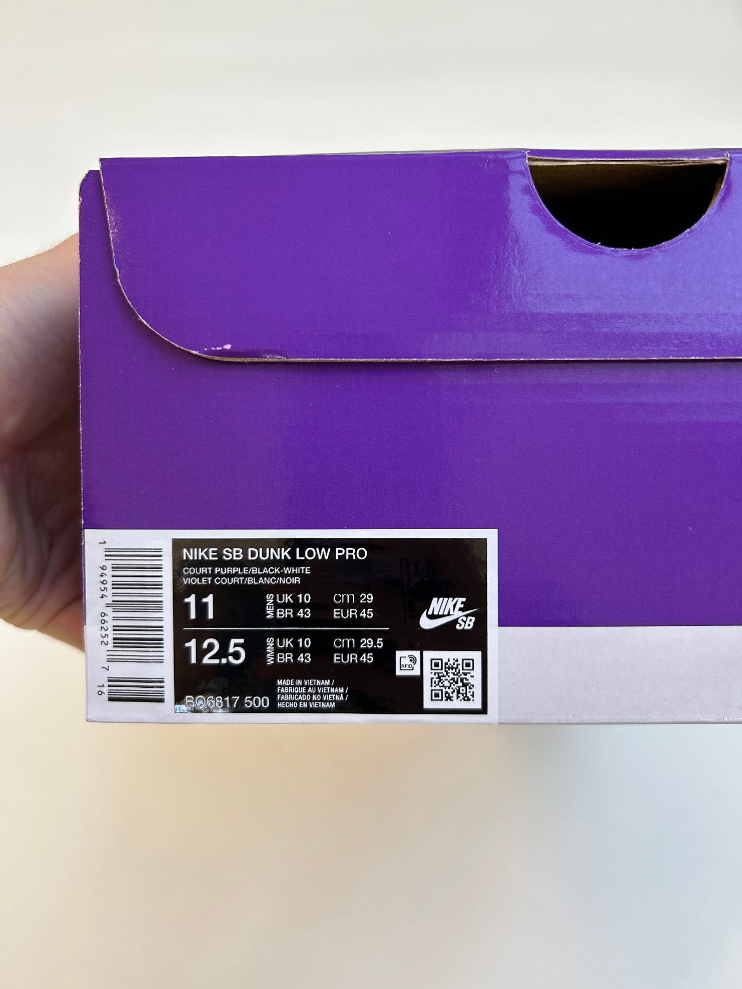 Nike sb dunk low Court Purple - EU45